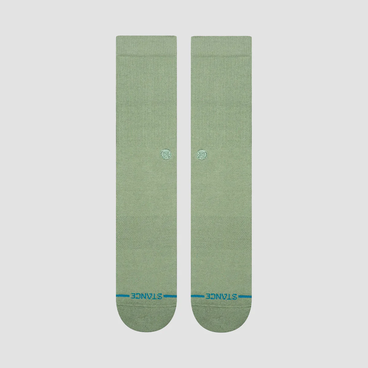 Stance Icon Crew Socks Sage - Image 2