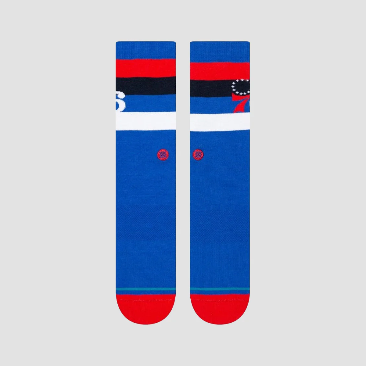Stance NBA Philadelphia 76ers ST Crew Socks Blue - Image 2