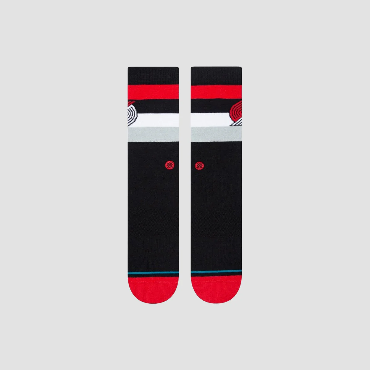 Stance NBA Portland Trail Blazers ST Crew Socks Black - Image 2