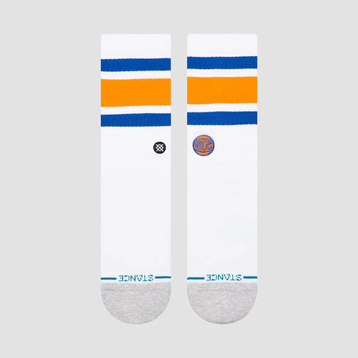 Stance NBA Tube New York Knicks Crew Socks White - Image 2
