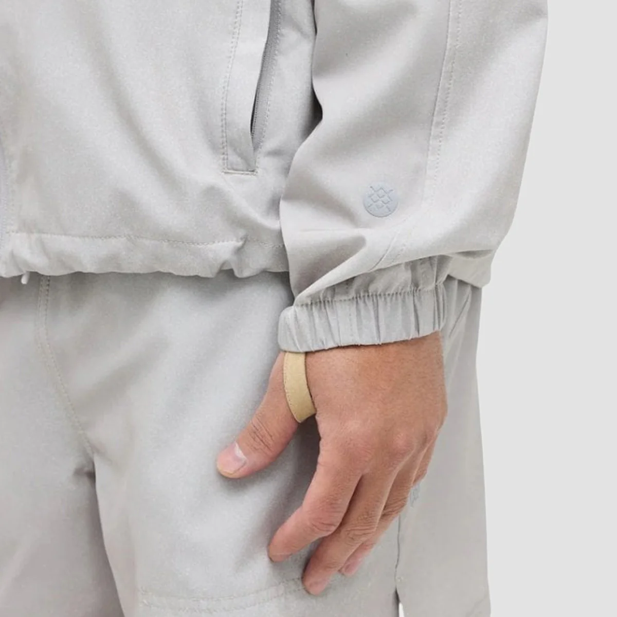 Stance Performance Warm Up Jacket String Grey - Image 3