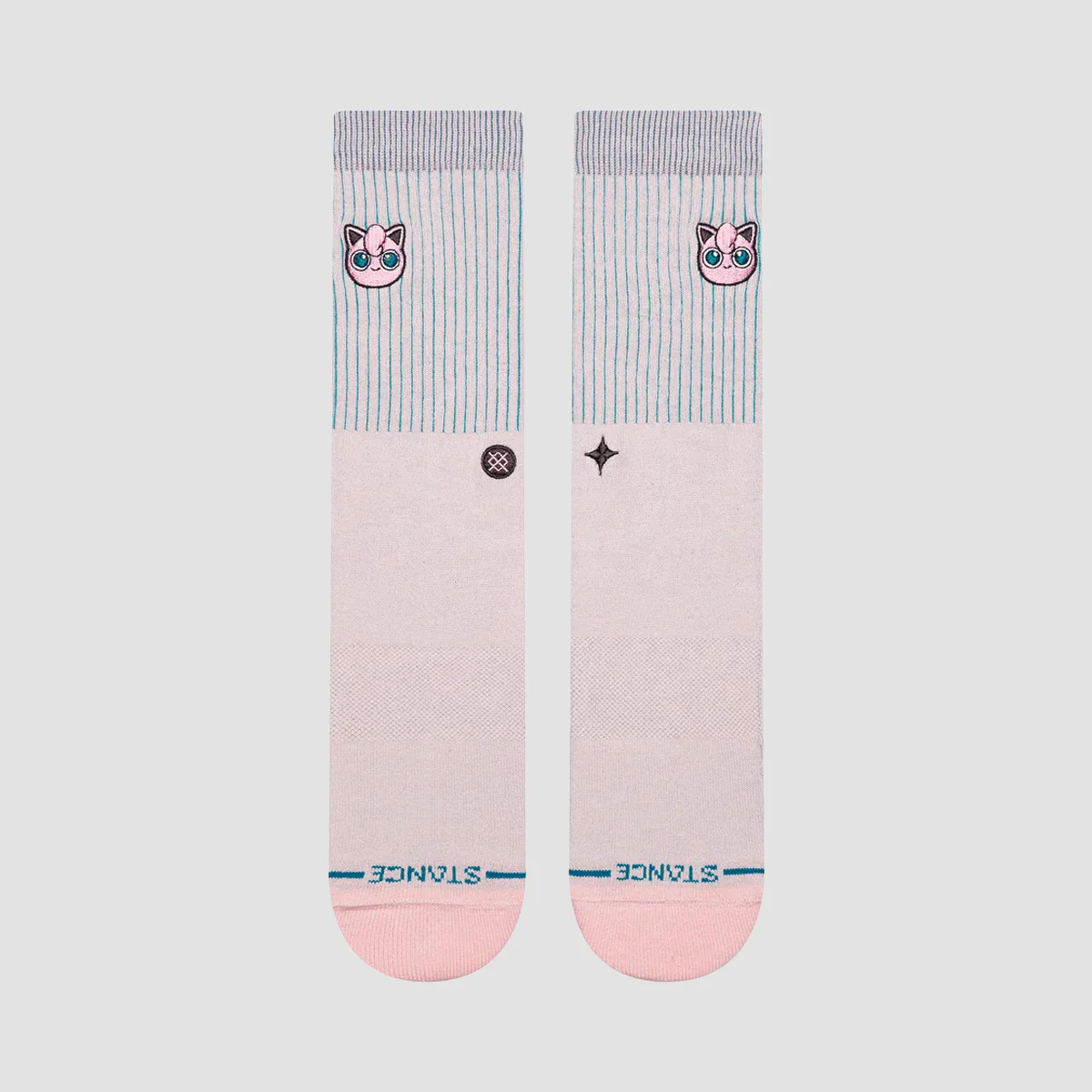 Stance Pokemon Jigglypuff Crew Socks Pink - Image 2