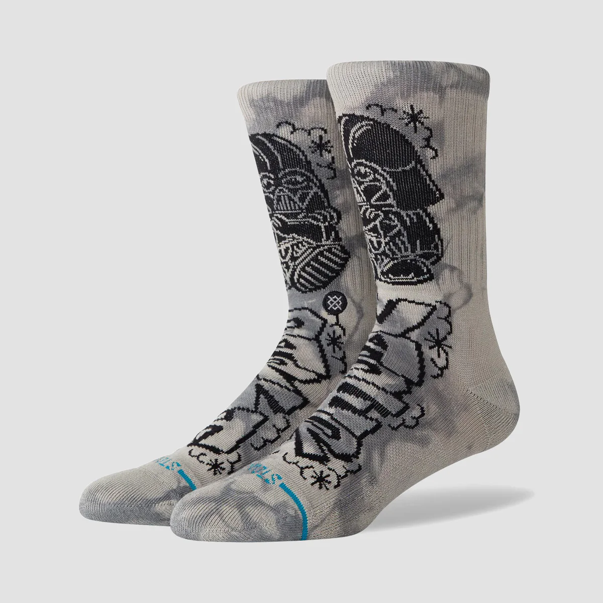 Stance Star Wars X DJ Javier Darth Crew Socks Black - Image 2