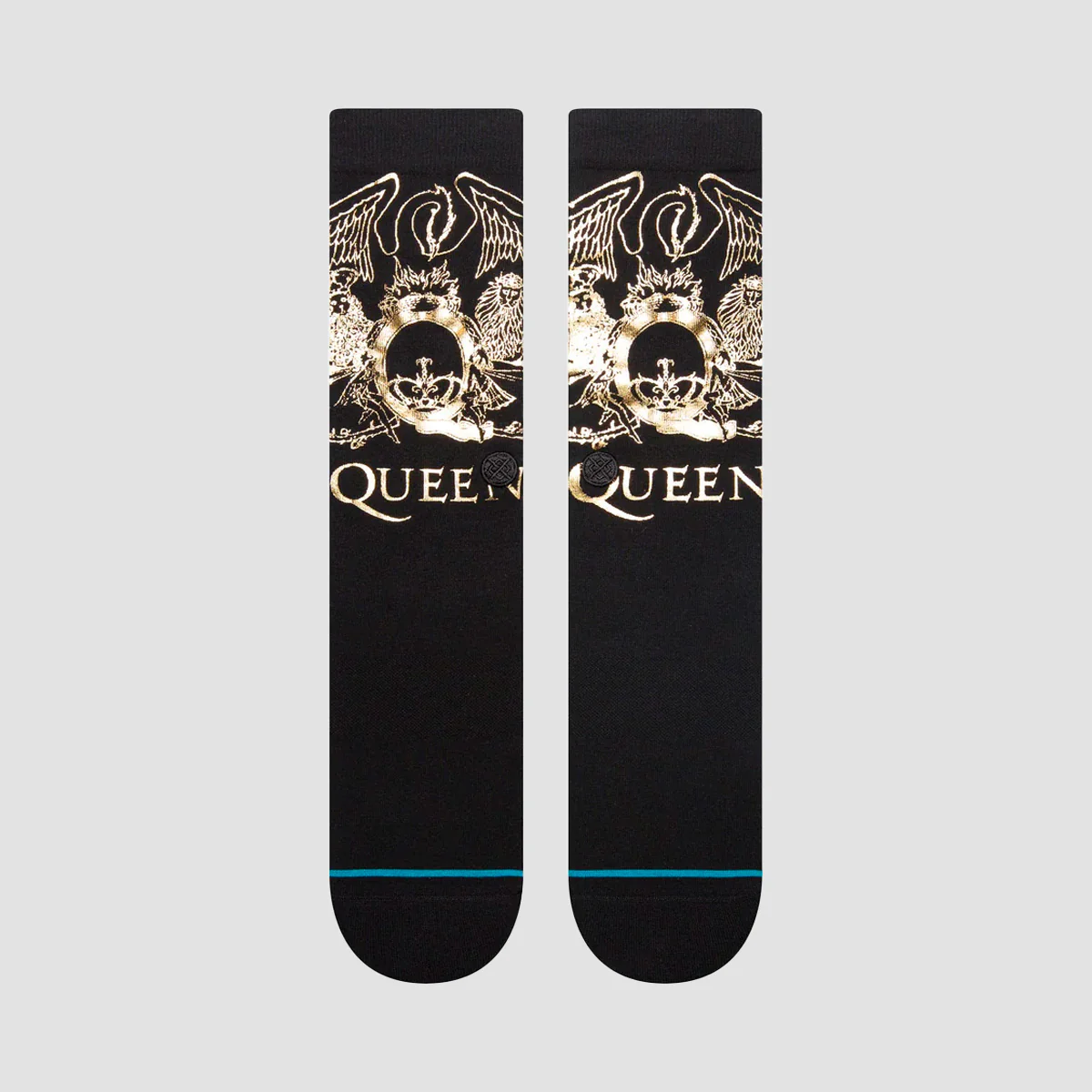 Stance X Queen Golden Crew Socks Black - Image 2
