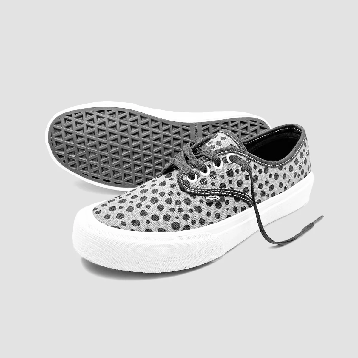 STRAYE Gower Shoes - Spots Charcoal/White - Image 2