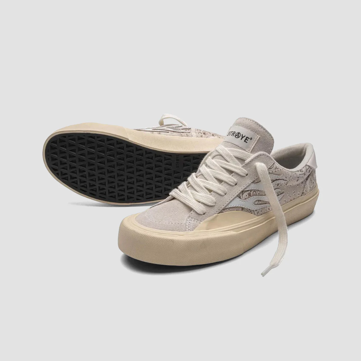 STRAYE Logan Shoes - Cream Bandanas - Image 2
