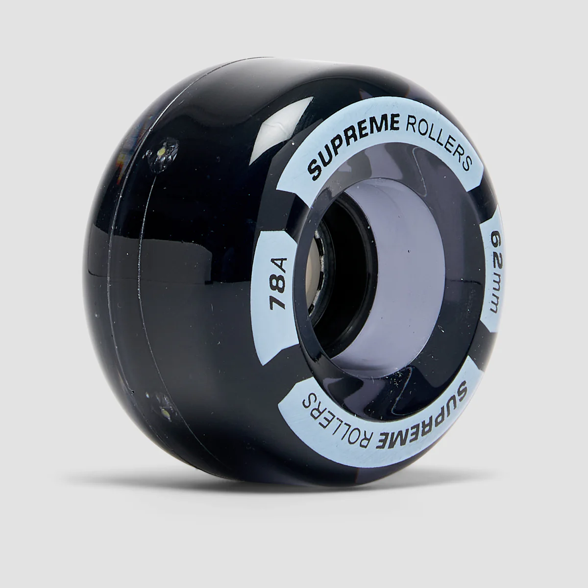 Supreme Rollers LED Light 78A Quad Wheels x4 Black 62mm - Image 2