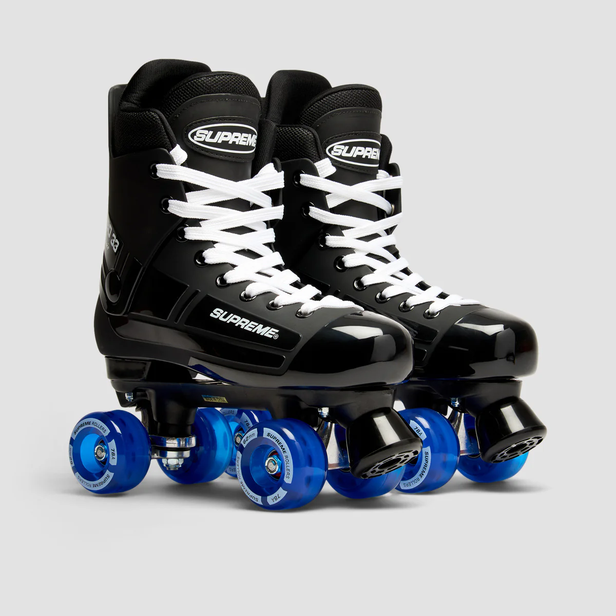 Supreme Turbo 33 Nylon Quad Skates Black/Blue - Image 2