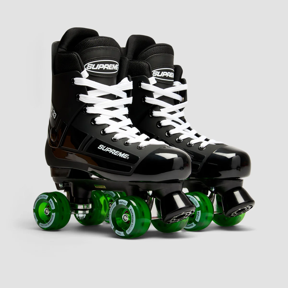 Supreme Turbo 33 Nylon Quad Skates Black/Green - Image 2