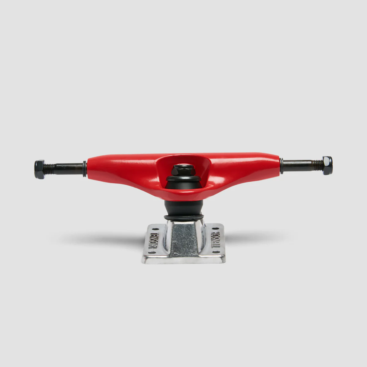 Tensor Alloys 5.0 Skateboard Trucks 1 Pair Red/Raw - 7.625" - Image 2