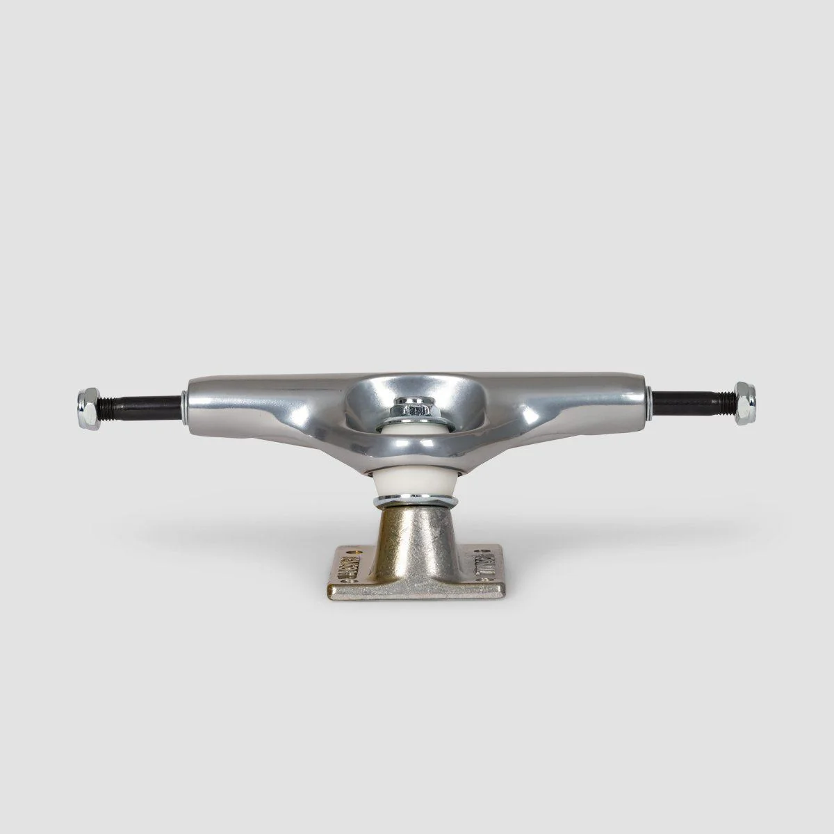 Tensor Aluminum Stencil Mirror 5.25 Skateboard Trucks 1 Pair Raw/Gold Fade - 7.875" - Image 2