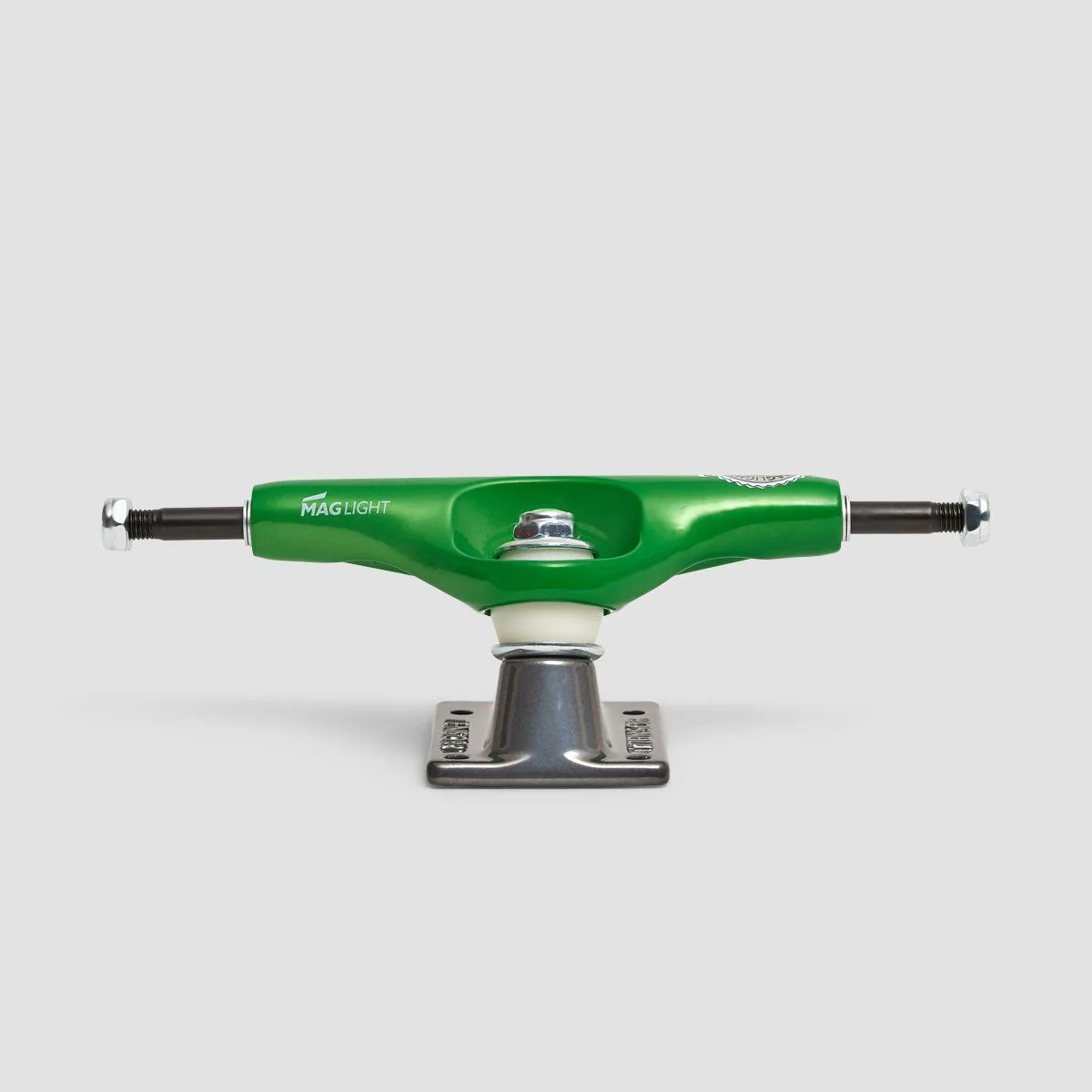 Tensor Mag Light Glossy 5.25 Trucks 1 Pair Green/Gunmetal - 8" - Image 2