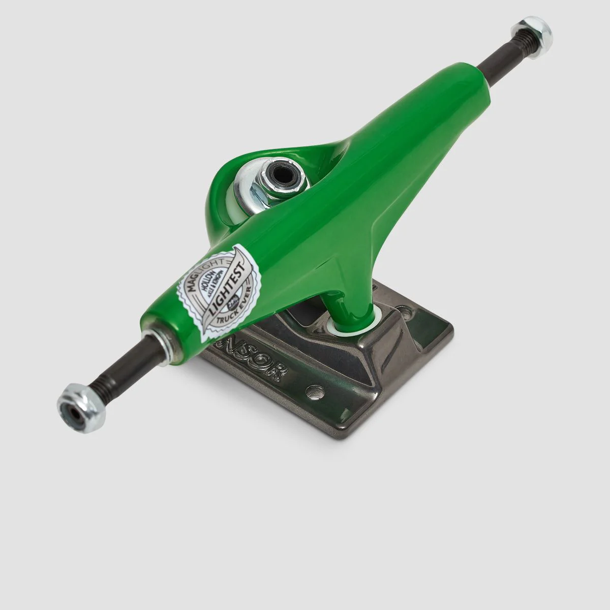 Tensor Mag Light Glossy 5.25 Trucks 1 Pair Green/Gunmetal - 8" - Image 5