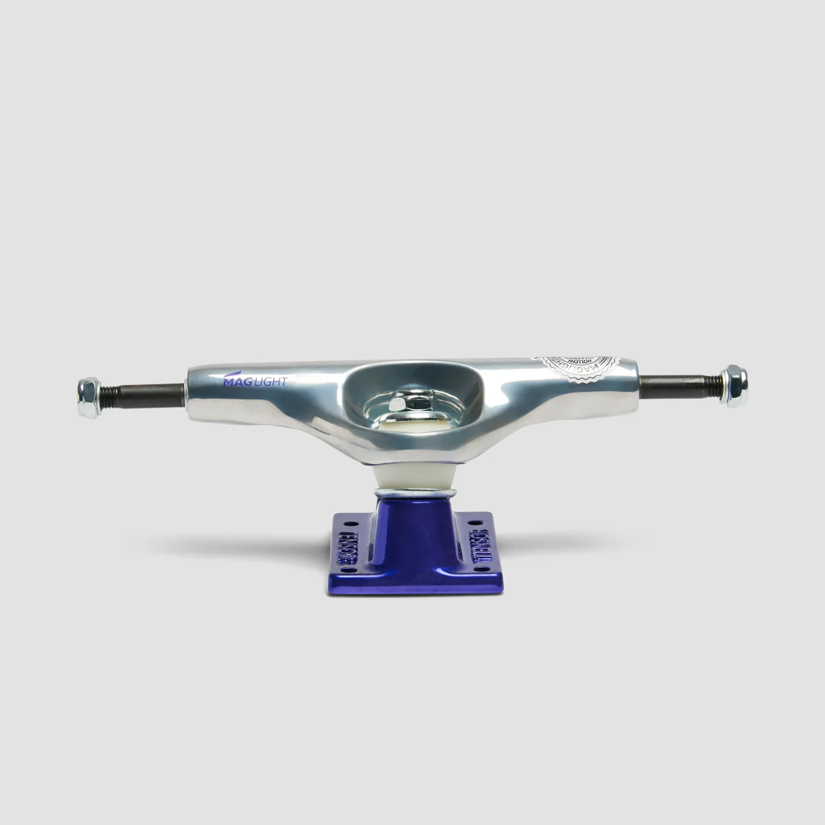 Tensor Mag Light Glossy 5.5 Skateboard Trucks 1 Pair Silver/Purple - 8.25" - Image 2