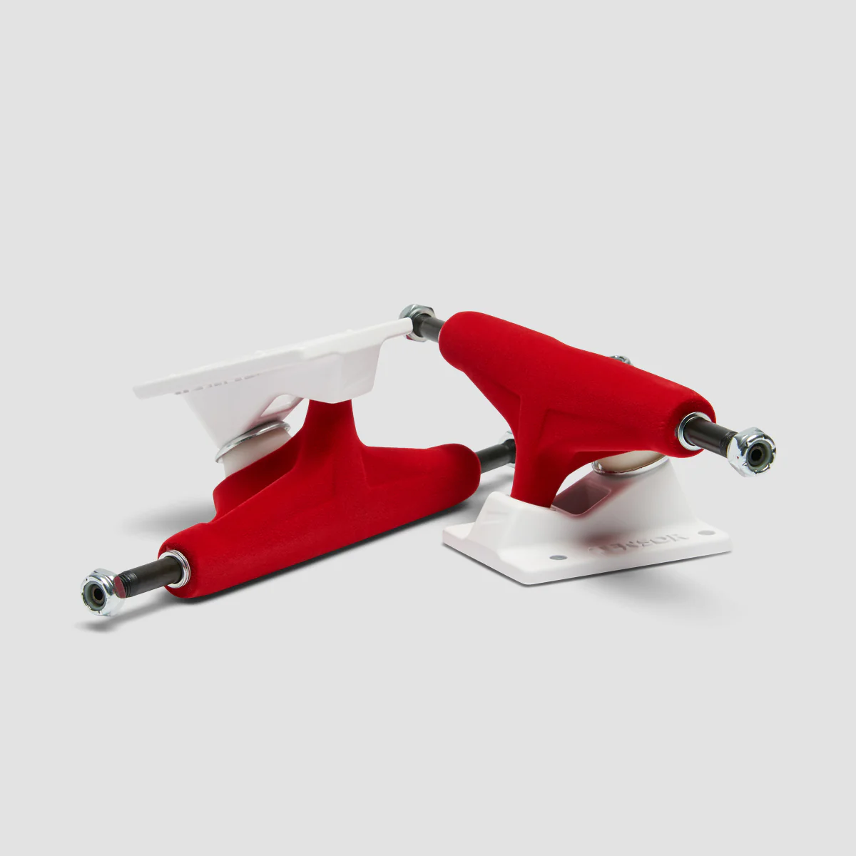 Tensor Mag Light Velvet 5.25 Skateboard Trucks 1 Pair Red/White - 8" - Image 3