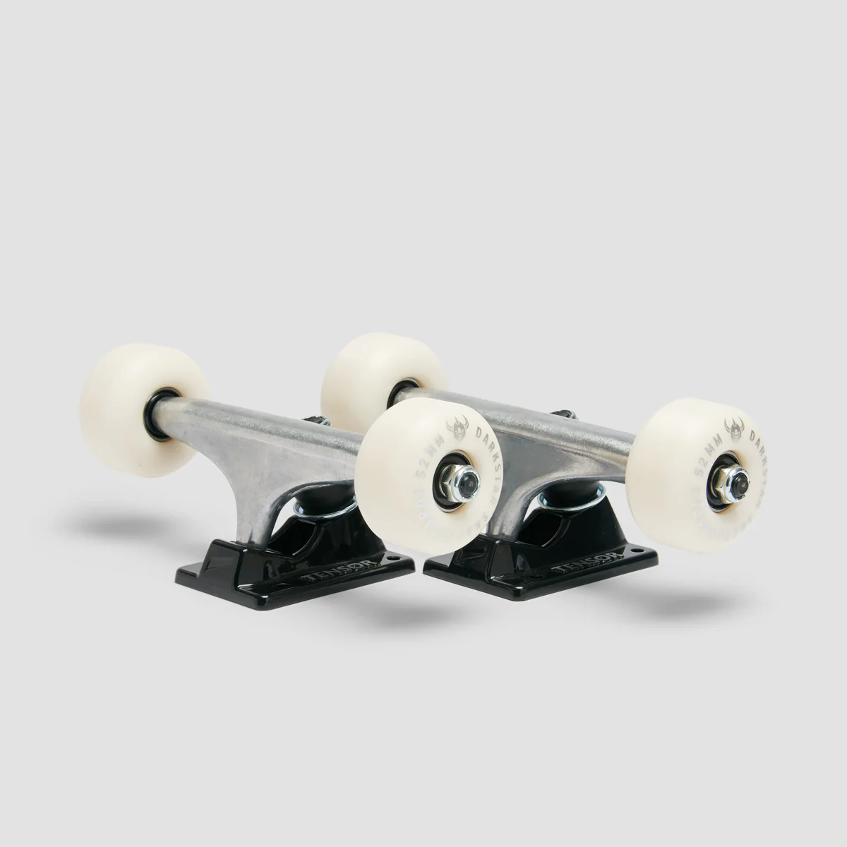 Tensor X Darkstar Clean 5.25 Skateboard Trucks & Wheel Combo Raw/Black - 8" - Image 3