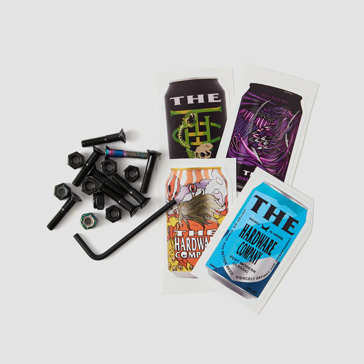 The Hardware Company THC Crafty Sesh Allen Truck Bolts Black/Neo Diesel 1" - Image 2