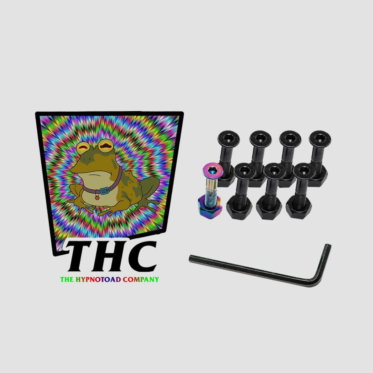 The Hardware Company THC The Hypnotoad Co Allen Truck Bolts Black/Neo Diesel 1" - Image 2