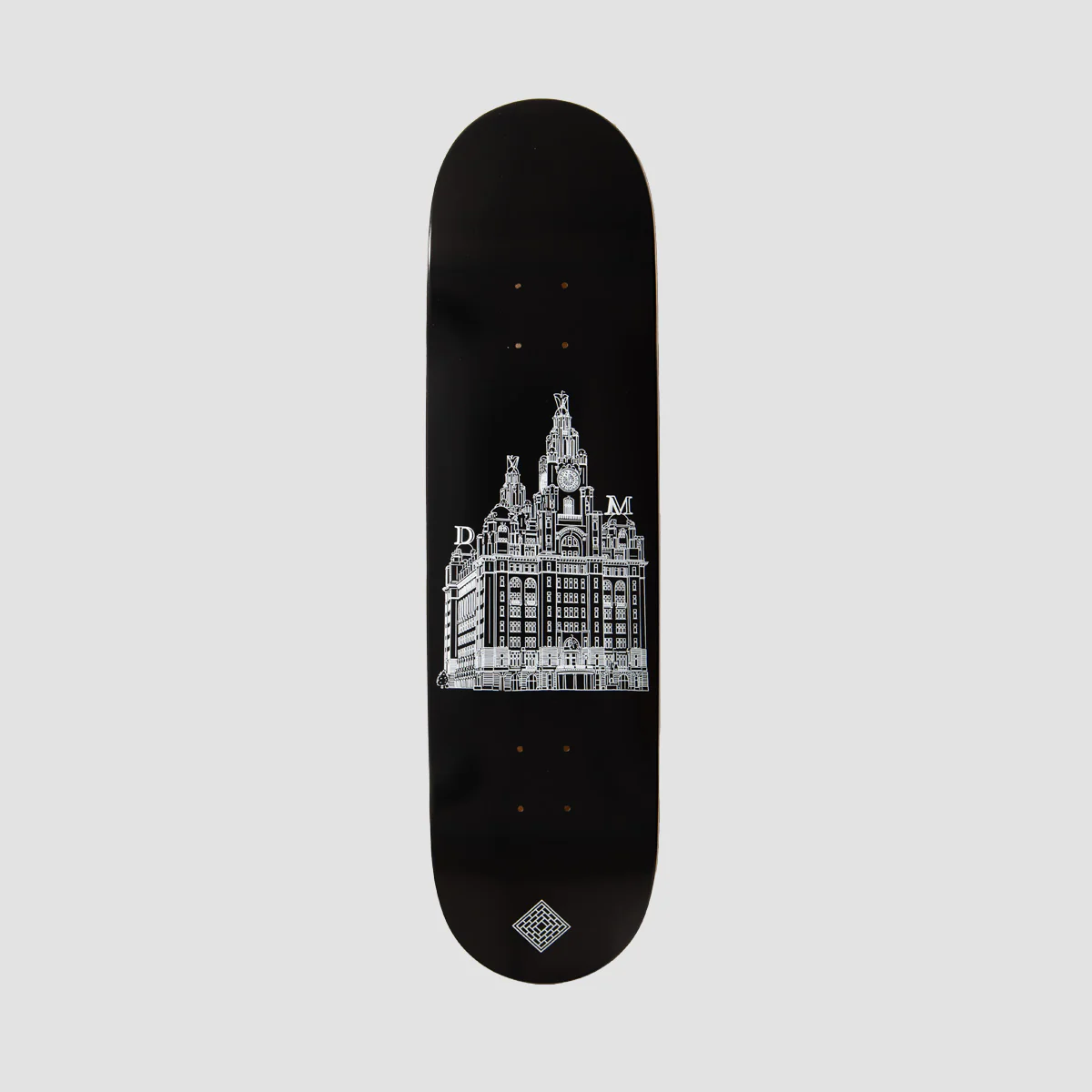 The National Skateboard Co Mackey Liver Building High Concave Skateboard Deck - 8.5"