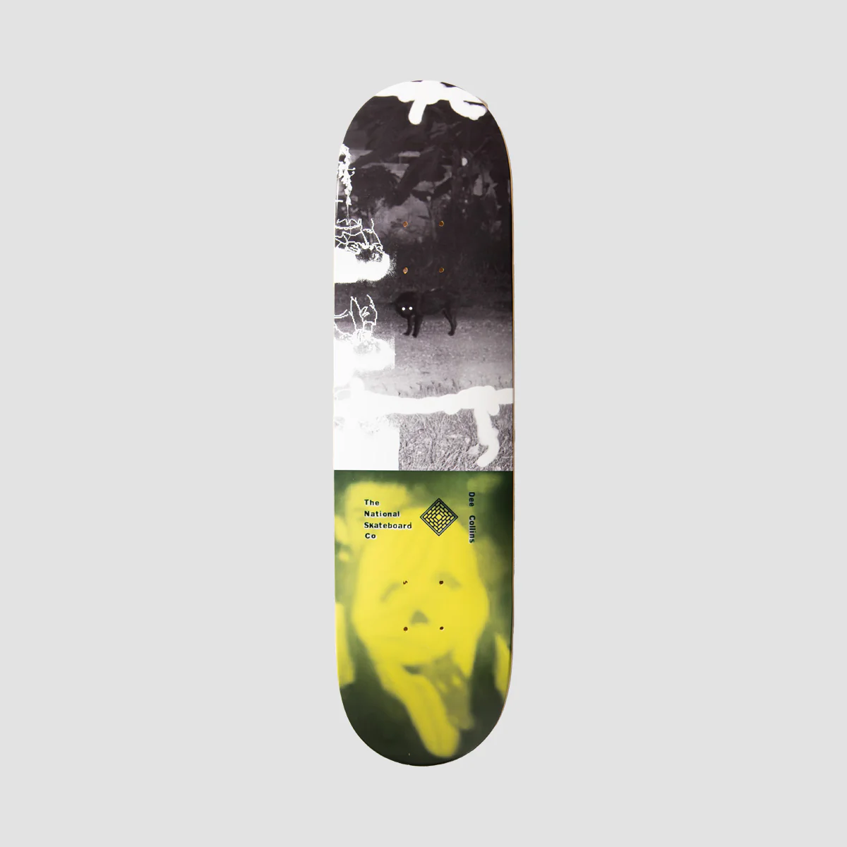 The National Skateboard Co Real Bad Time Dee High Concave Skateboard Deck - 8.25"