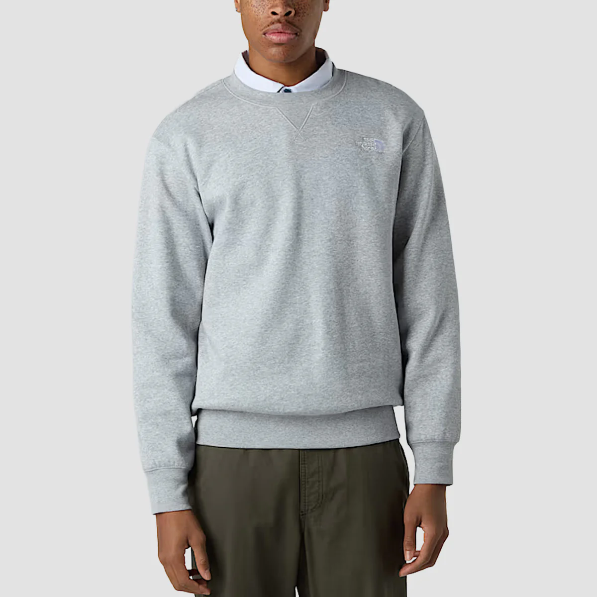 The North Face Essential Relaxed Crew Sweatshirt TNF Light Grey Heather