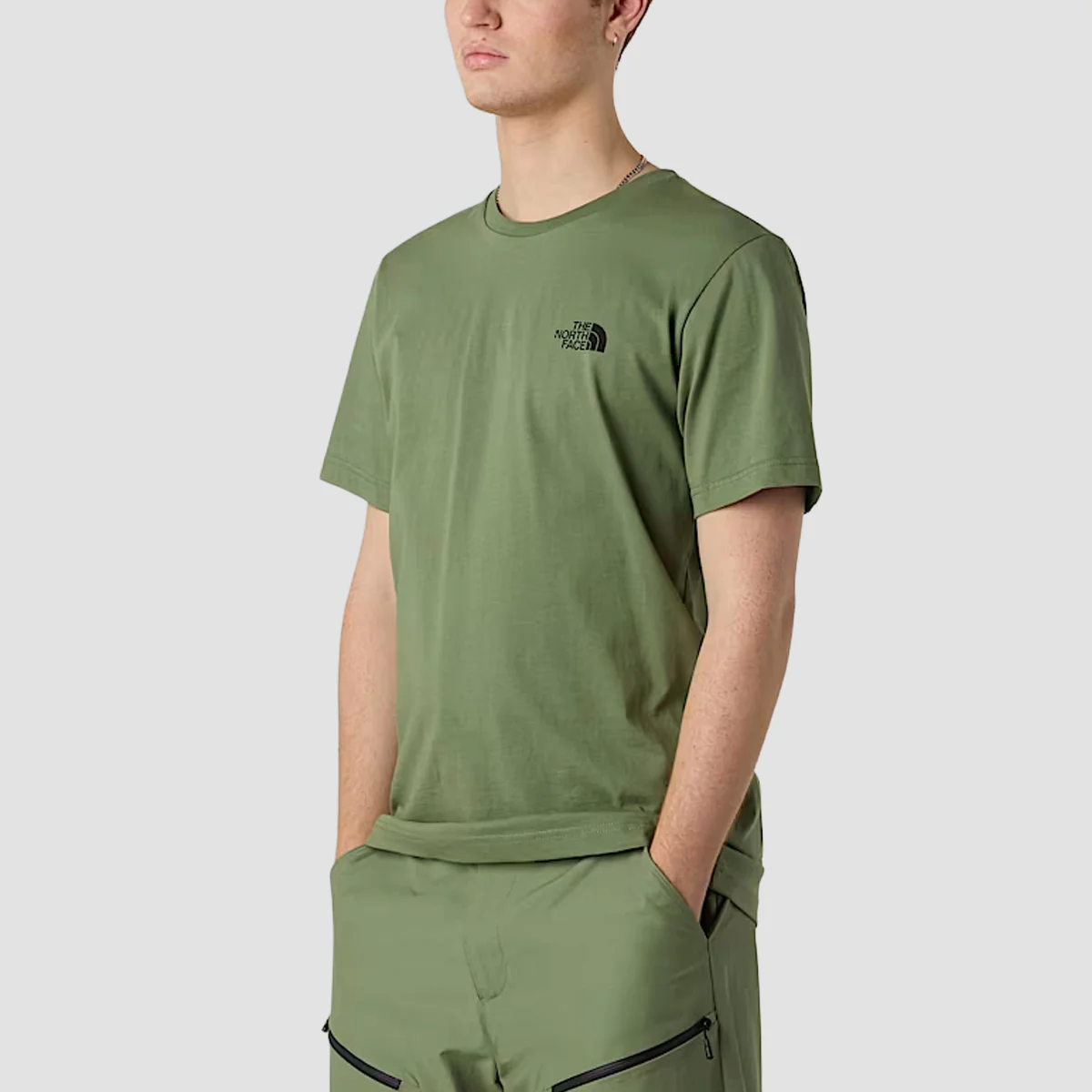 The North Face Half Dome Photo T-Shirt Bark Mist - Image 2