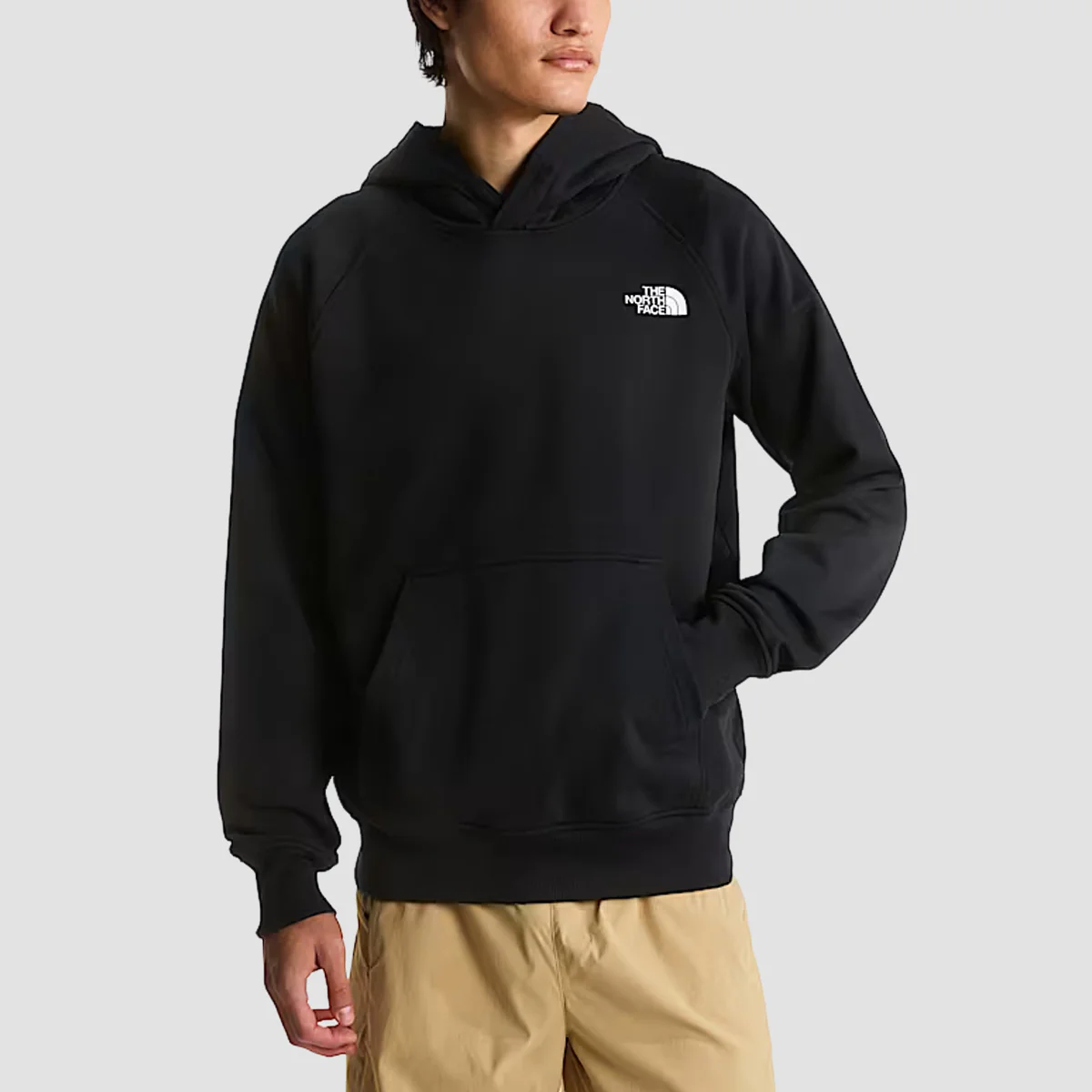 The North Face Raglan Box NSE Regular Pullover Hoodie TNF Black/TNF White - Image 2