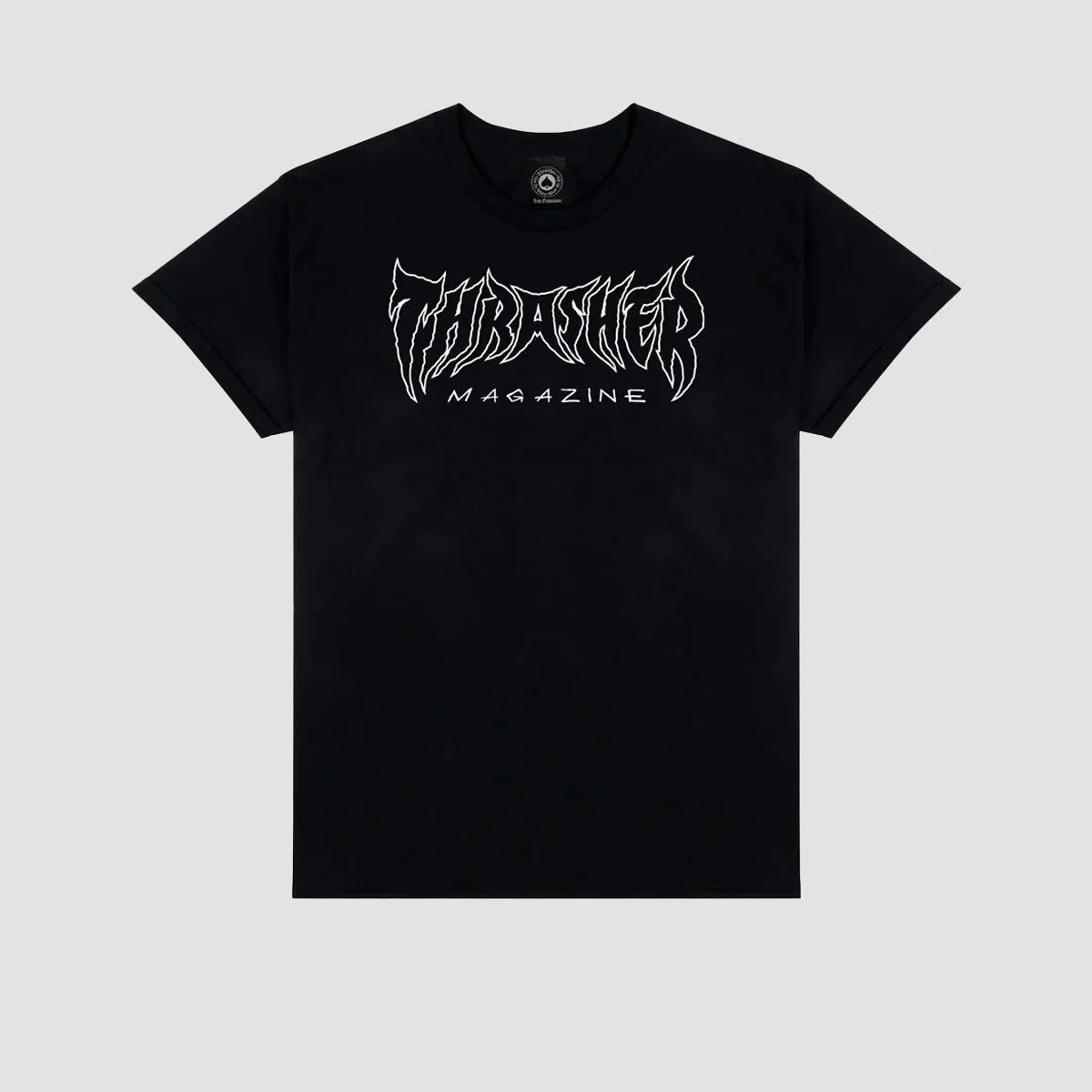 Thrasher Metal T-Shirt Black