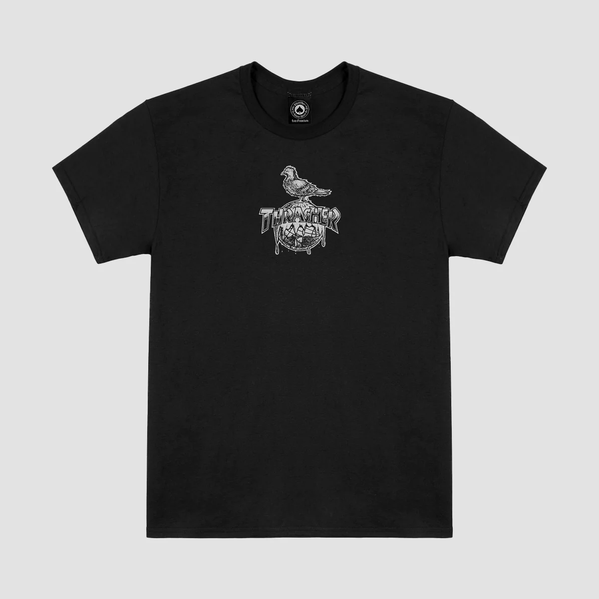 Thrasher X Antihero Cover The Earth T-Shirt Black
