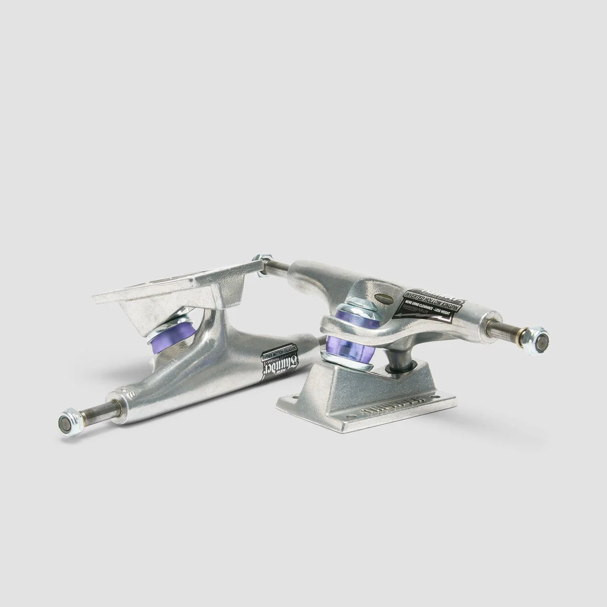 Thunder 148 Inverted Hollow Kingpin Trucks 1 Pair Polished - 8.25" - Image 3
