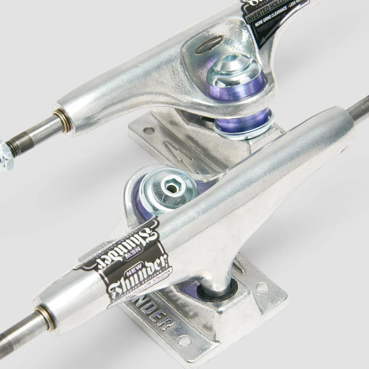 Thunder 149 Inverted Hollow Kingpin Trucks 1 Pair Polished - 8.5" - Image 4