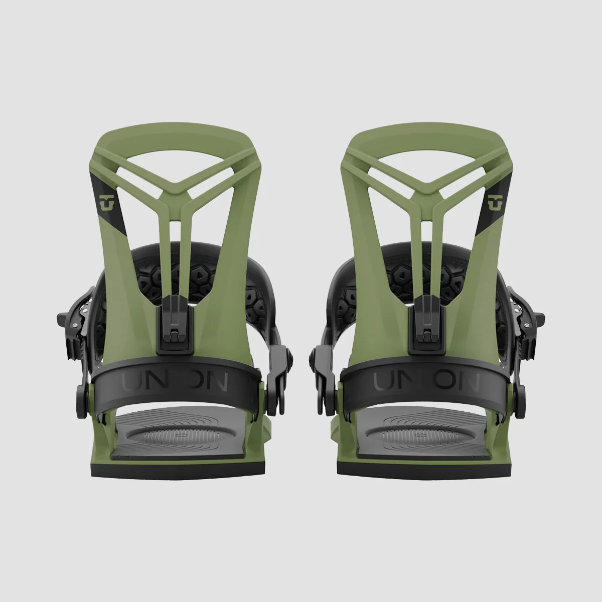 Union Flite Pro 2025 Snowboard Bindings Olive Green - Image 3