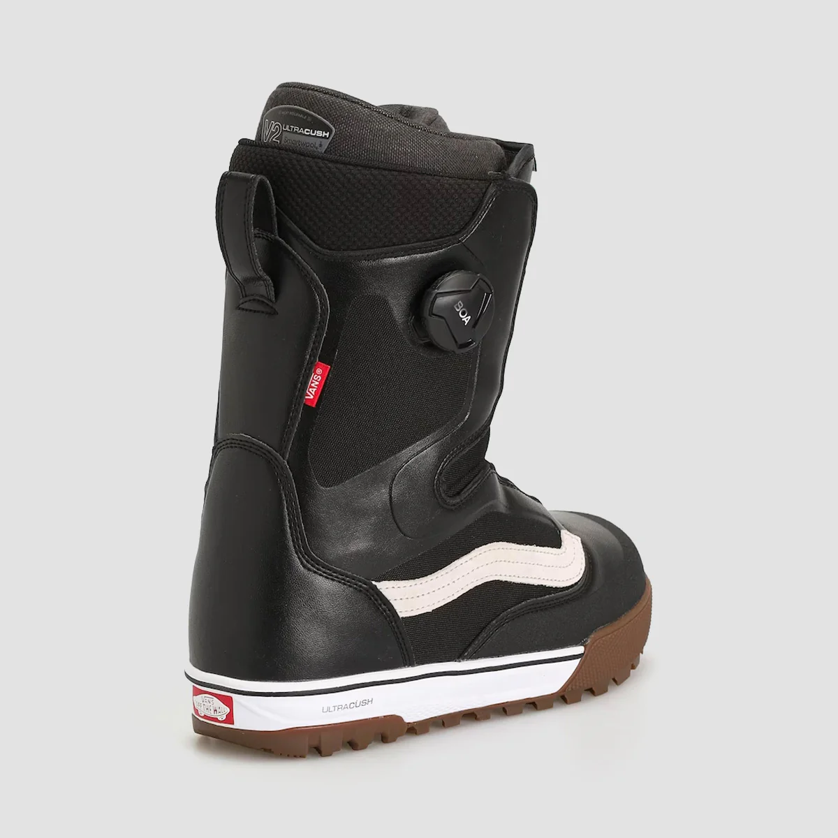 Vans Aura Pro Snowboard Boots Black/White - Image 2