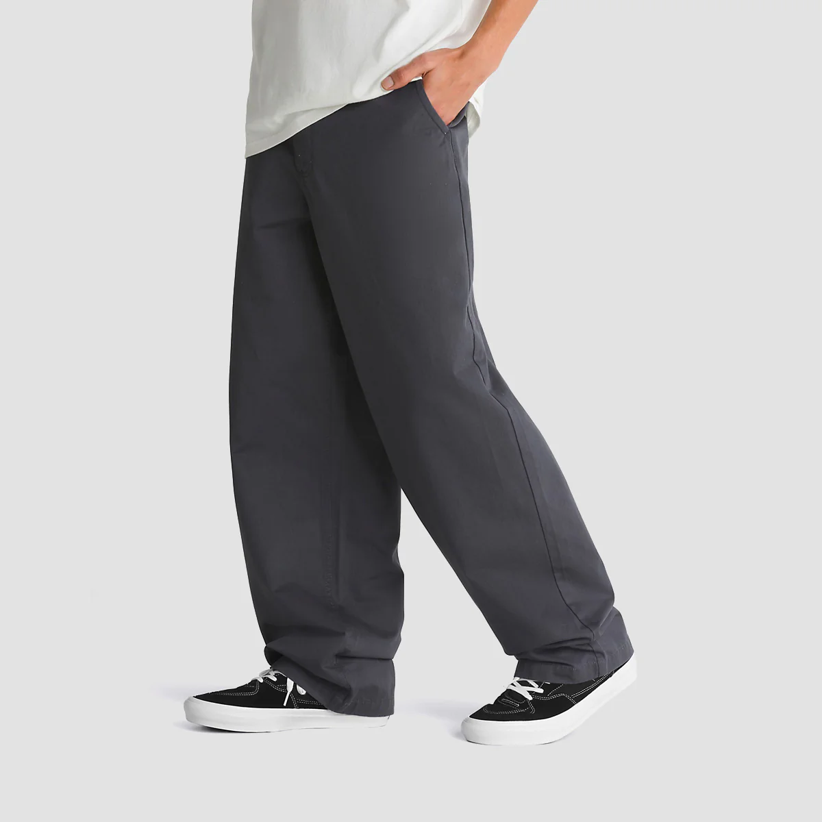 Vans Authentic Chino Baggy Pants Asphalt - Image 2