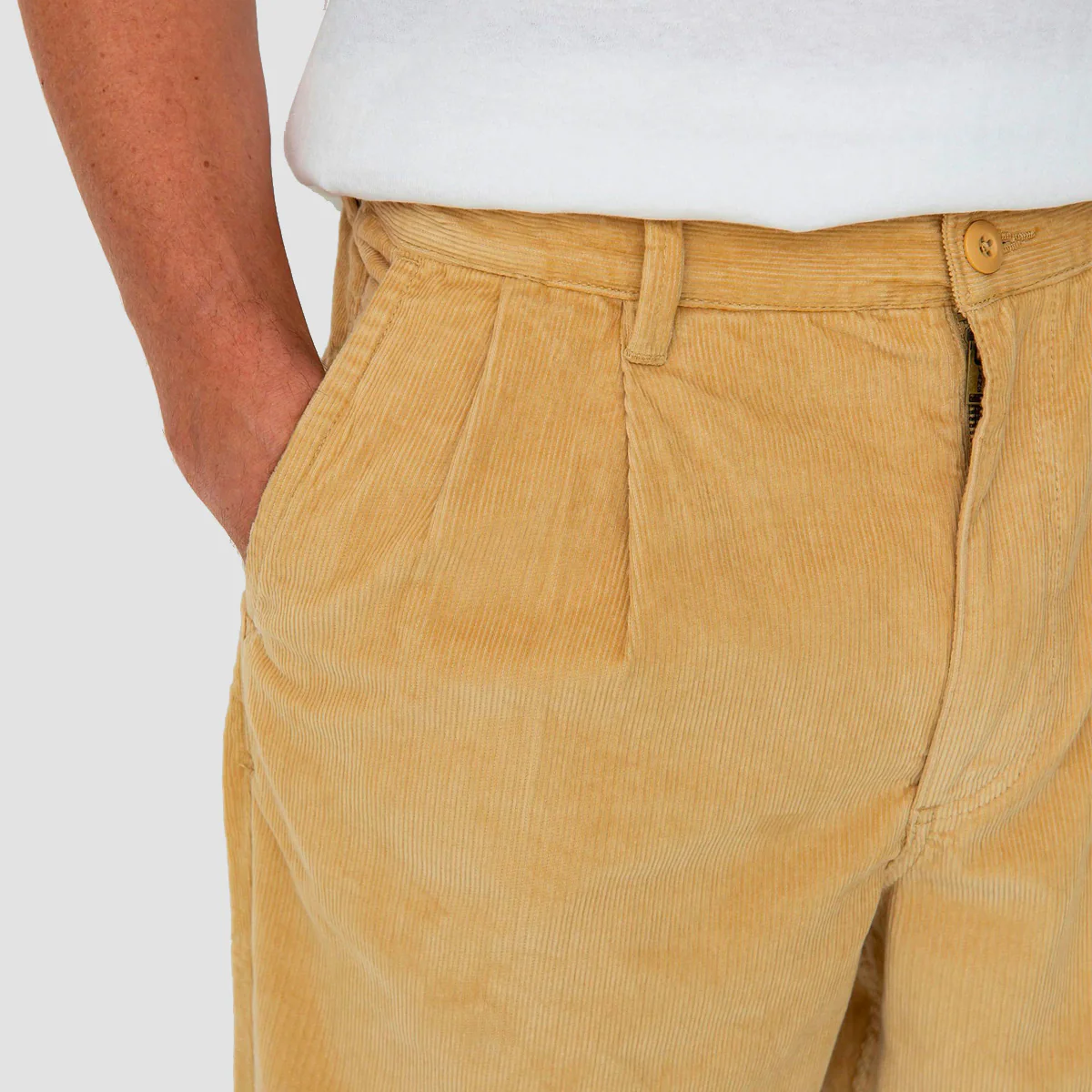 Vans Authentic Chino Cord Loose Tapered Pants Taos Taupe - Image 3