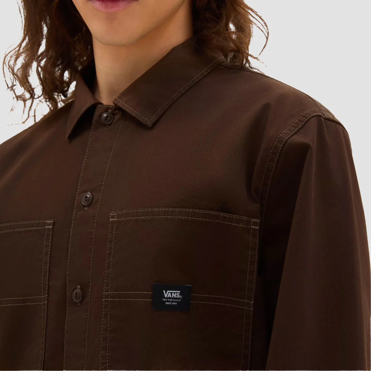 Vans Bayview II Longsleeve Shirt Demitasse - Image 3