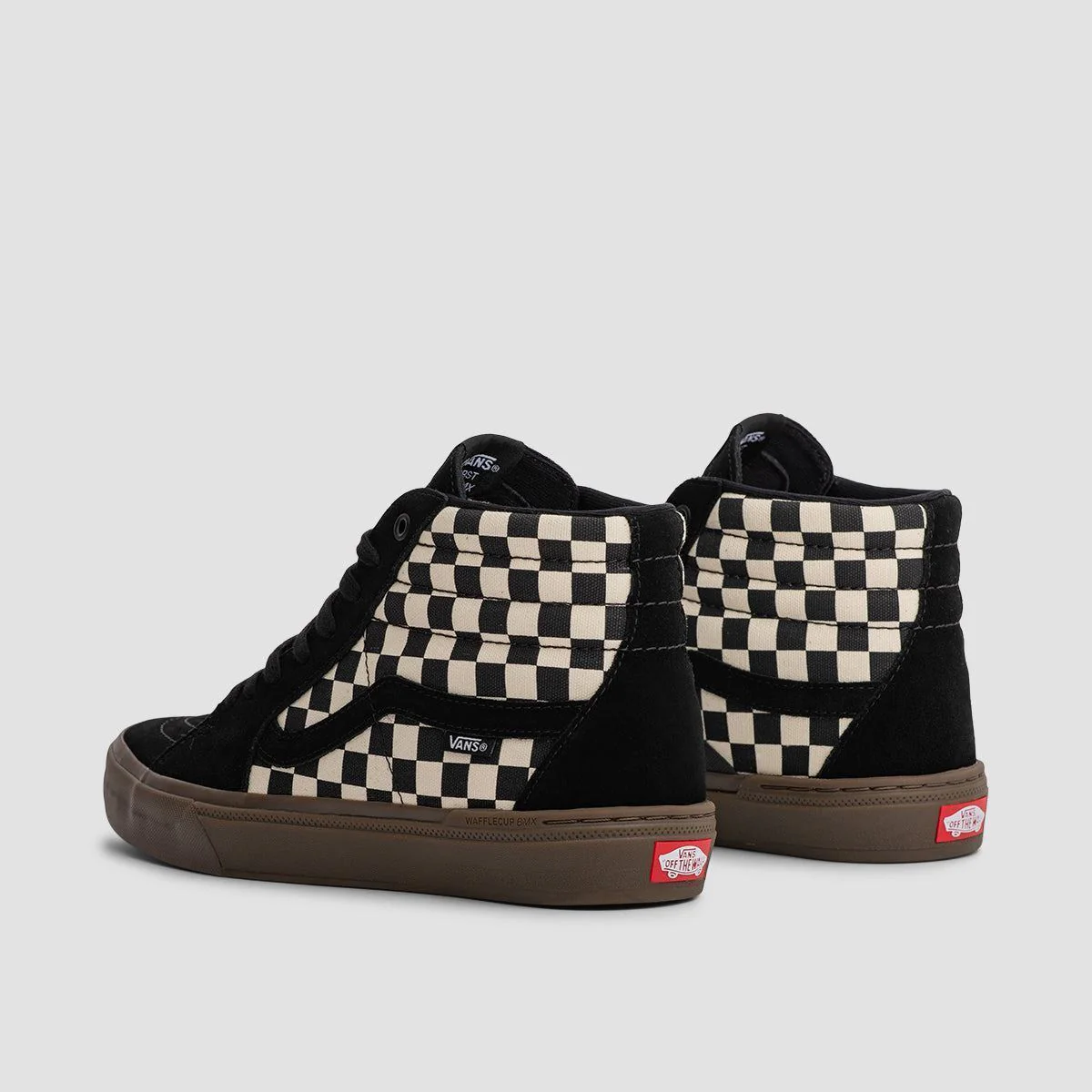 Vans BMX SK8-Hi Shoes - Checkerboard Black/Dark Gum - Image 3