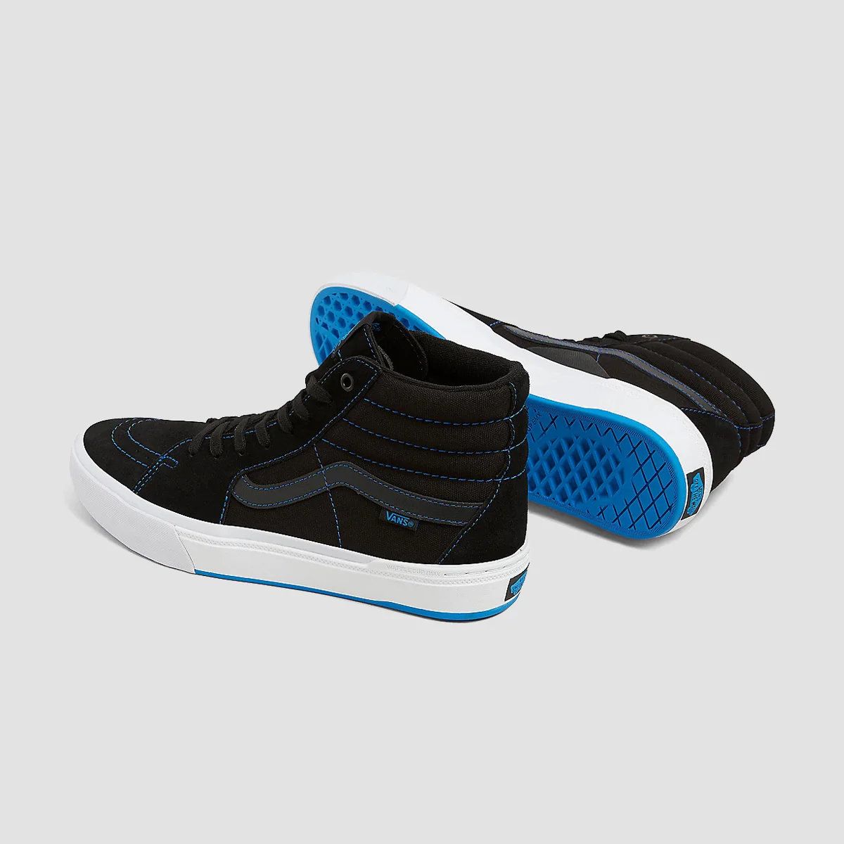 Vans BMX Sk8-Hi High Top Shoes - Electric Blue/Black - Image 3