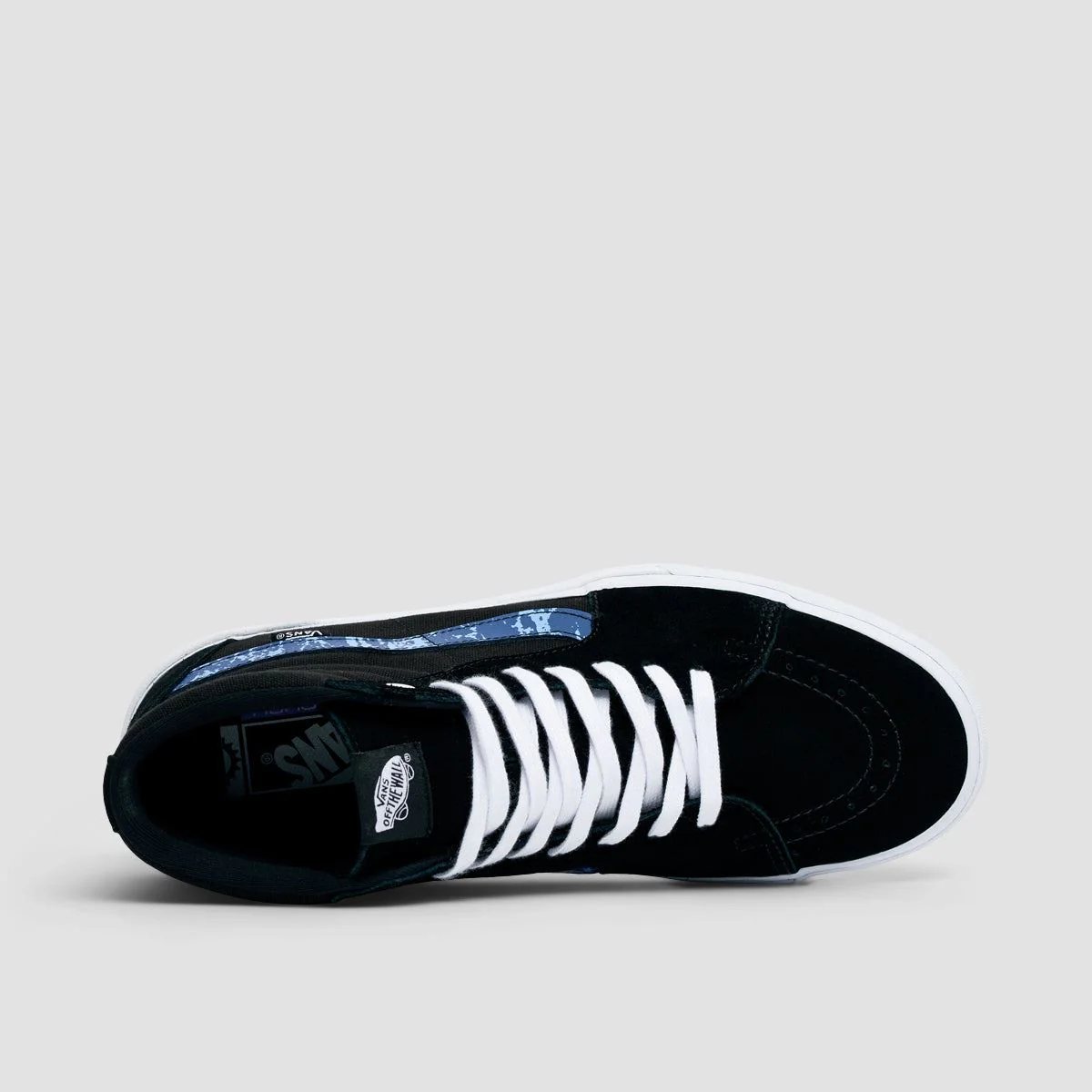 Vans BMX Sk8-Hi Shoes - Marble Black/White/Blue - Image 4