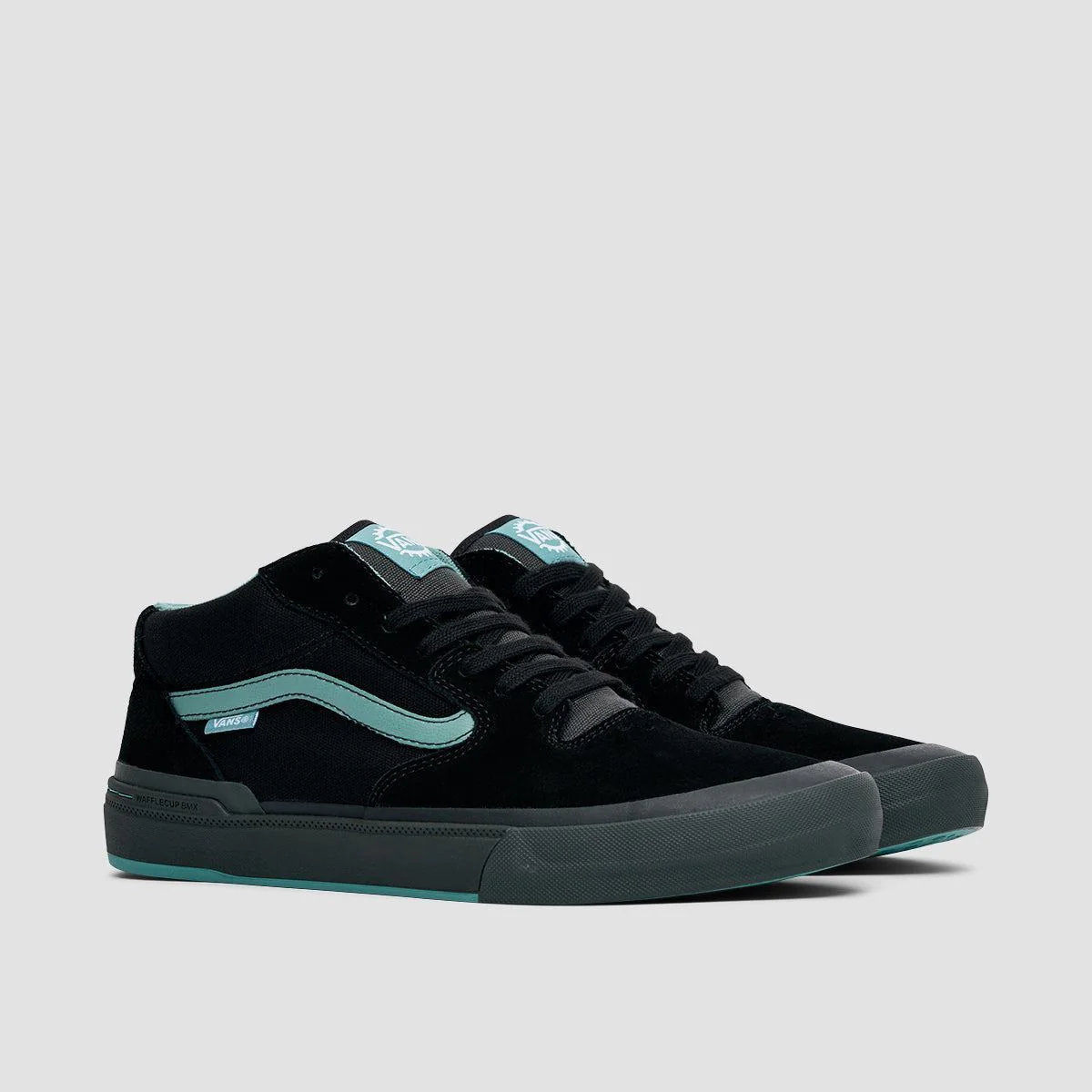 Vans BMX Style 114 Shoes - Black/Teal - Image 2