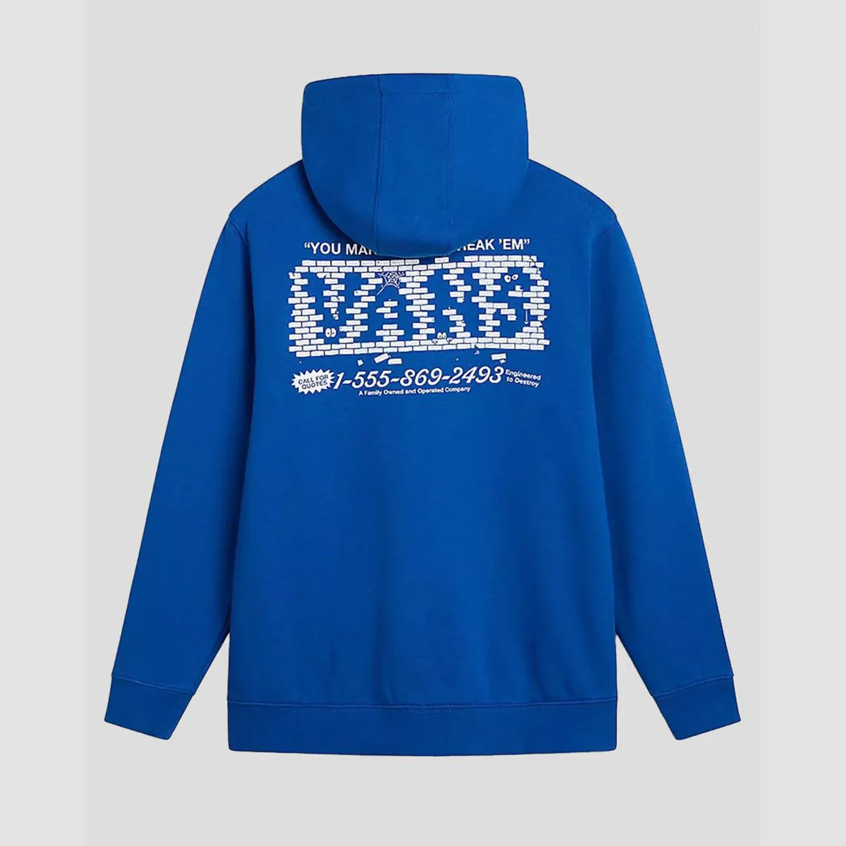 Vans Break Made Zip Hoodie True Blue - Kids - Image 2