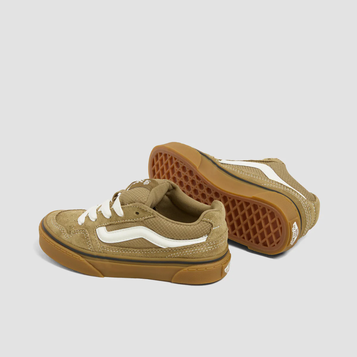 Vans Caldrone Shoes - POP Olive/Gum - Kids - Image 2