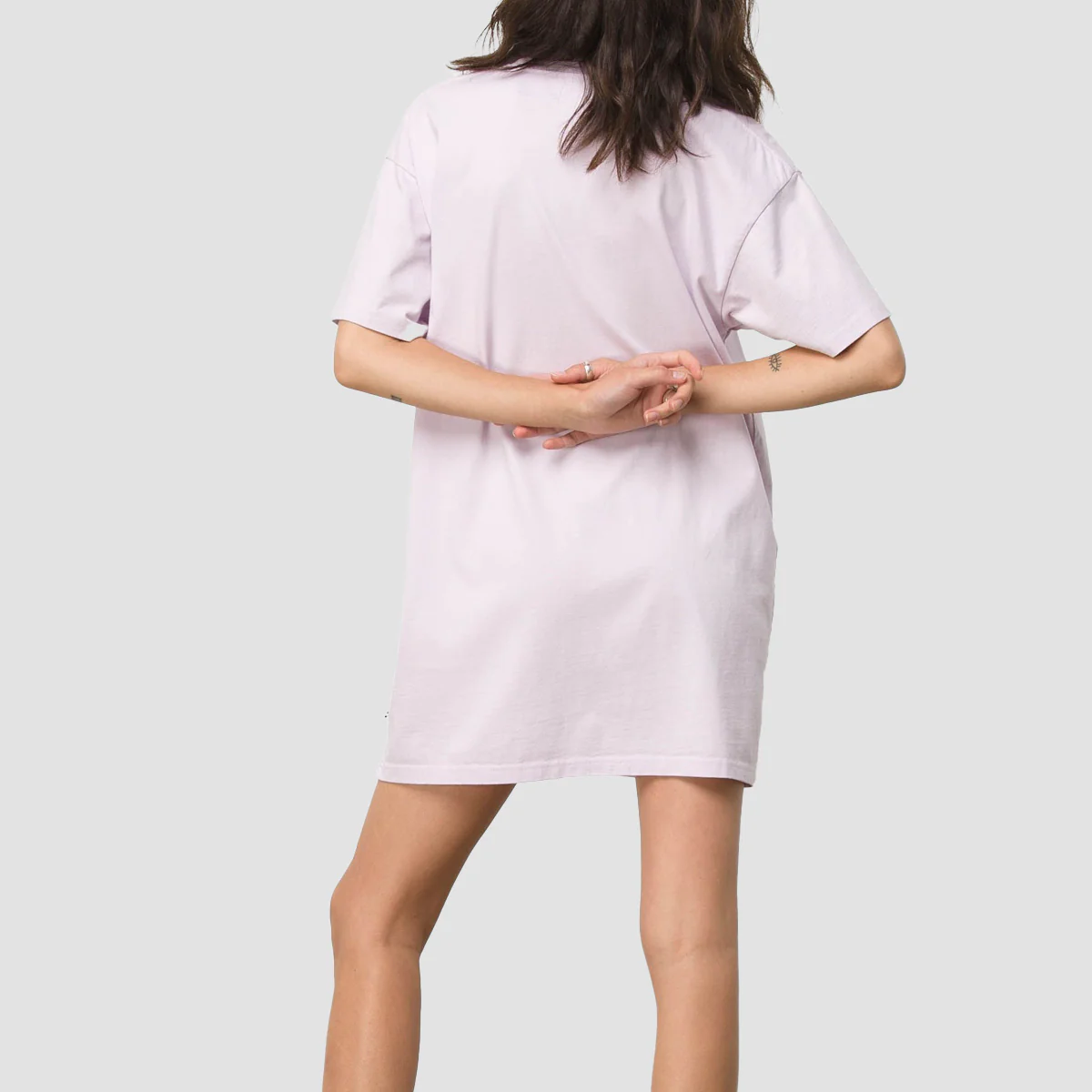 Vans Center Vee Tee Dress Lavender Fog - Womens - Image 2