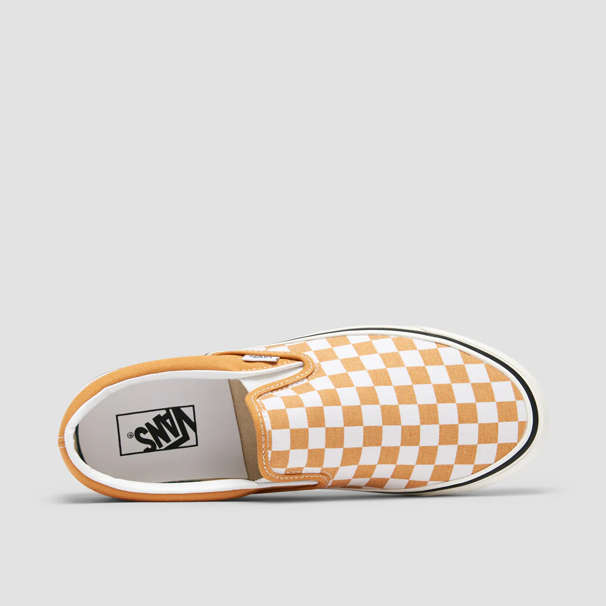 Vans Classic Slip-On 98 DX Shoes - Checkerboard Honey Yellow - Image 4