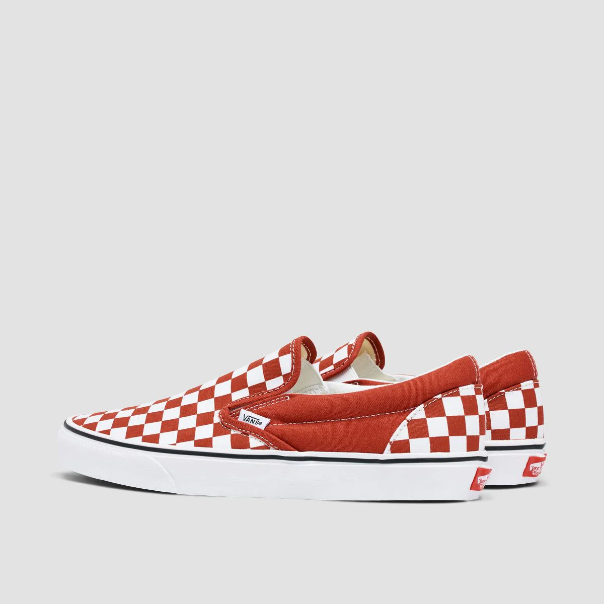 Vans Classic Slip-On Colour Theory Shoes - Checkerboard Bossa Nova - Image 3
