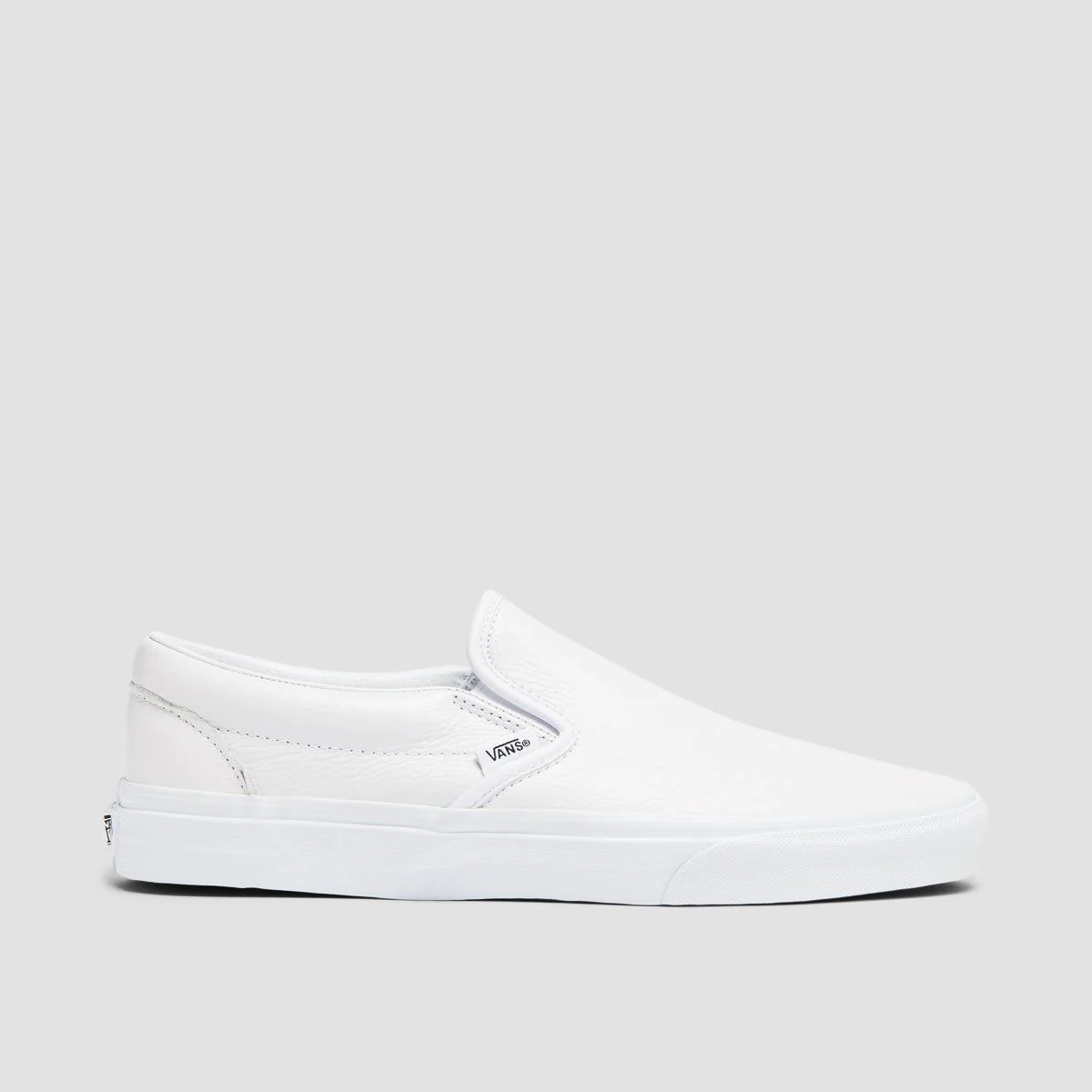 Vans Classic Slip-On Shoes - Leather True White/True White