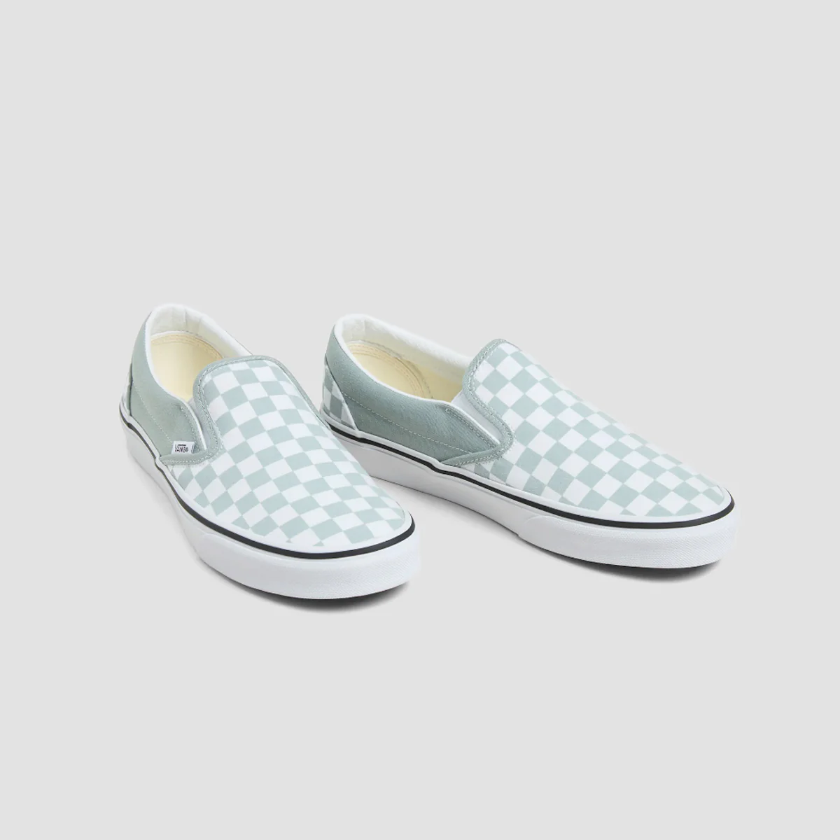 Vans Classic Slip-On Shoes - Colour Theory Checkerboard Pure Grey - Image 2