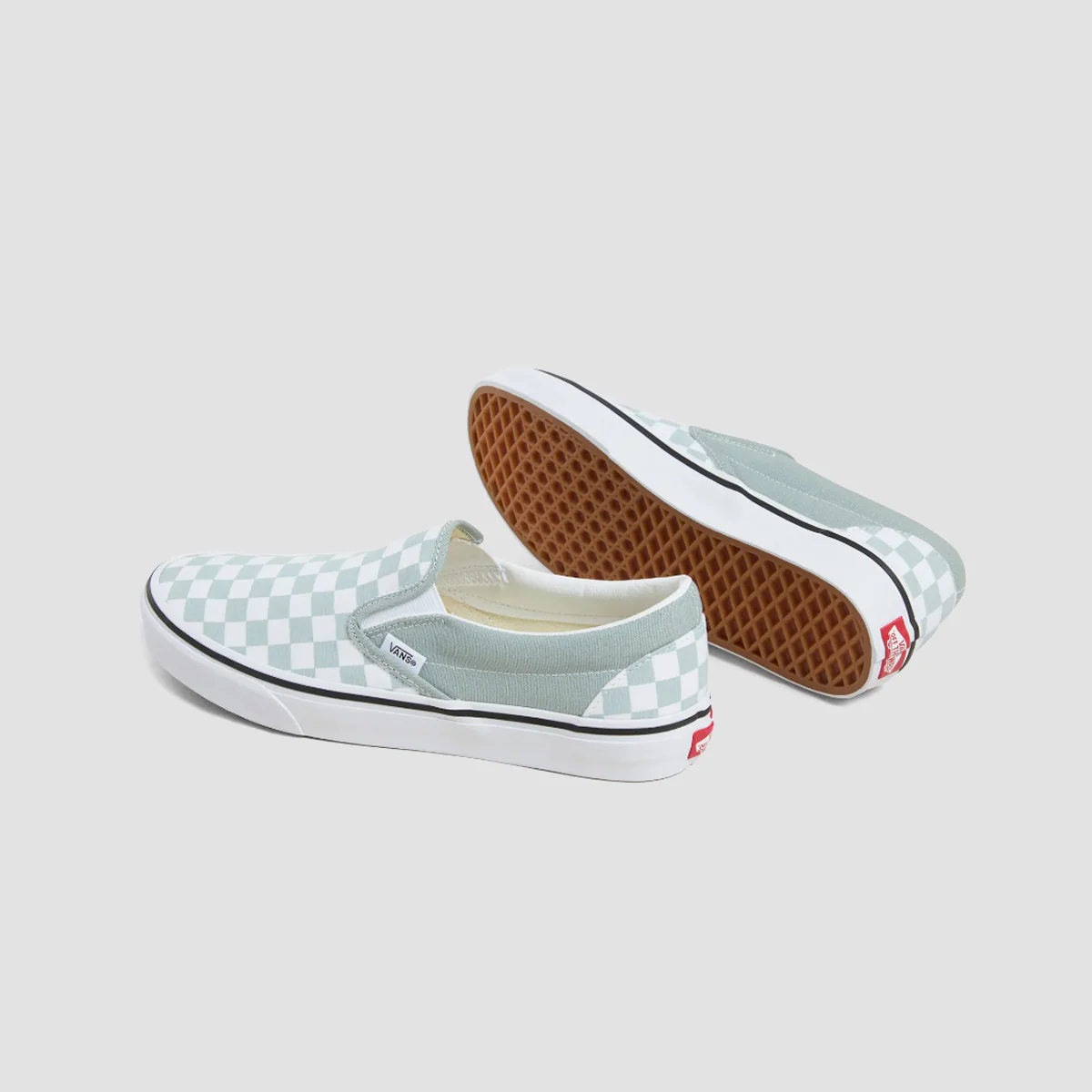 Vans Classic Slip-On Shoes - Colour Theory Checkerboard Pure Grey - Image 3