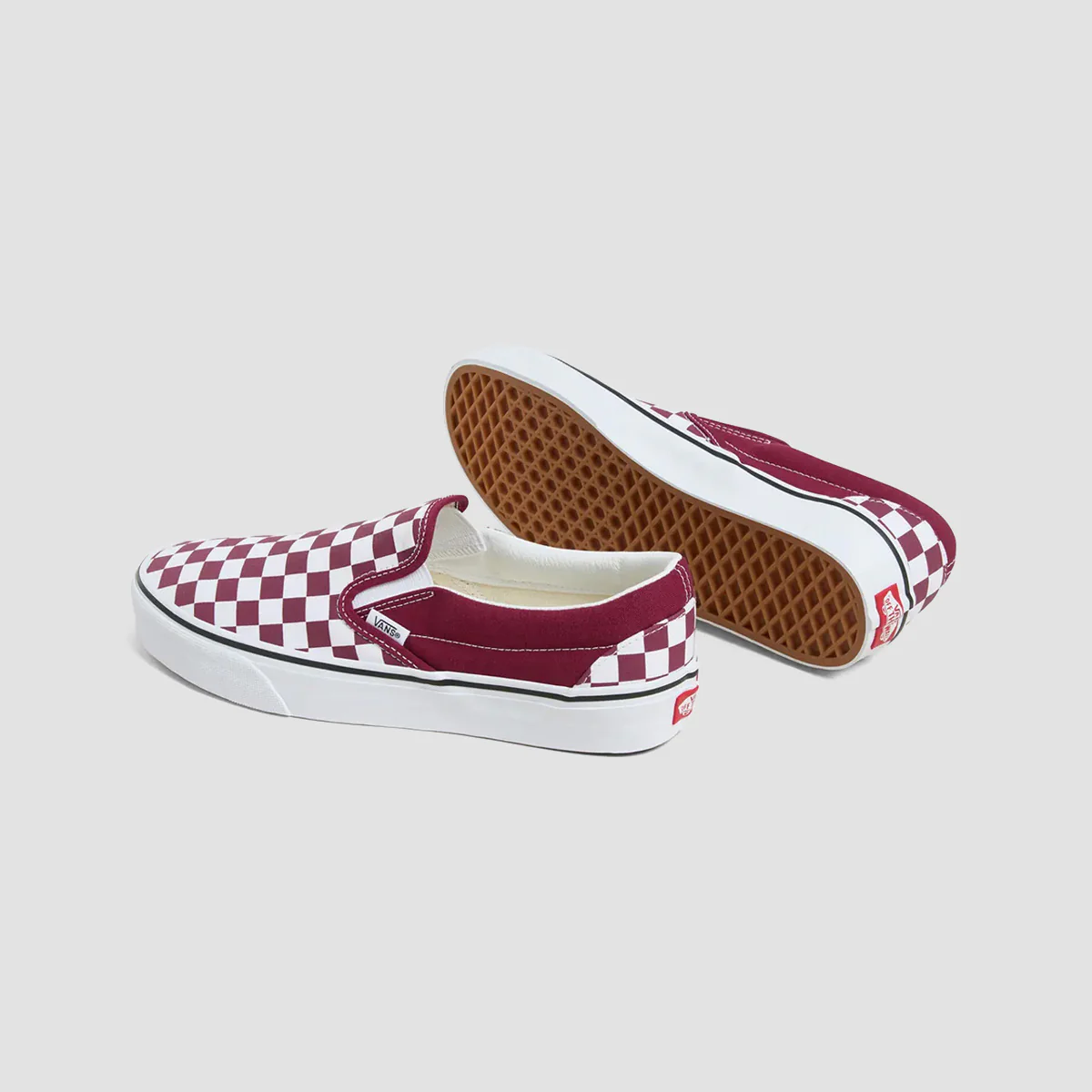Vans Classic Slip-On Shoes - Colour Theory Checkerboard Rhododendron - Image 2