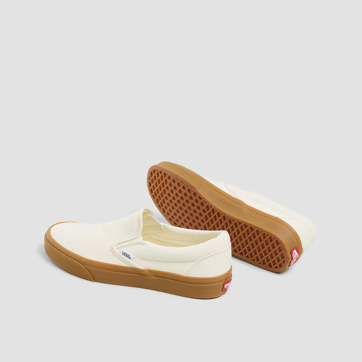 Vans Classic Slip-On Shoes - Marshmallow/Gum - Image 3